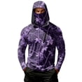 thumbnail image 2 of Men's UPF 50+ Performance Camo Hoodie Shirt Quick Dry Long Sleeve Outdoor Fishing Hiking Hooded Shirts, 2 of 6