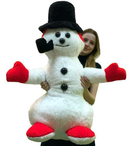 snowman stuffed toy