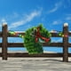 thumbnail image 2 of Corona navideña de invierno, estilo rústico, con cabeza de caballo doble, decoración navideña, corona navideña grande, 2 of 7