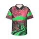 thumbnail image 1 of Fotbe Neon Desert Moon Camisa Hawaiana para Hombre Unisex – Camisa Casual de Verano con Botones de Manga Corta de Algodón y Lino,3X-Large, 1 of 7
