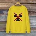 thumbnail image 2 of Gibobby Sudaderas con cremallera Sudadera con capucha holgada de cuello redondo para mujer, estampado de moda para adelgazar y reducir la edad, sudadera con capucha de manga l(Amarillo, S), 2 of 5