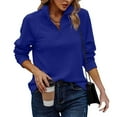 thumbnail image 2 of Gubotare Womens Sweatshirt Casual Long Sleeve Half Zip Pullover Lightweight Sweatshirts Tops Fall Fashion Outfits 2025 (Blue,XL), 2 of 9