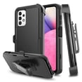 thumbnail image 5 of Xpression Cover for Samsung Galaxy S24 5G Heavy Duty Rugged Shockproof Body Protection Hybrid Kickstand with Swivel Belt Clip Holster Phone Case - Black, 5 of 10