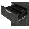 thumbnail image 4 of Regency Legacy 71" Bow Front Double Pedestal Desk- Ash Grey, 4 of 7
