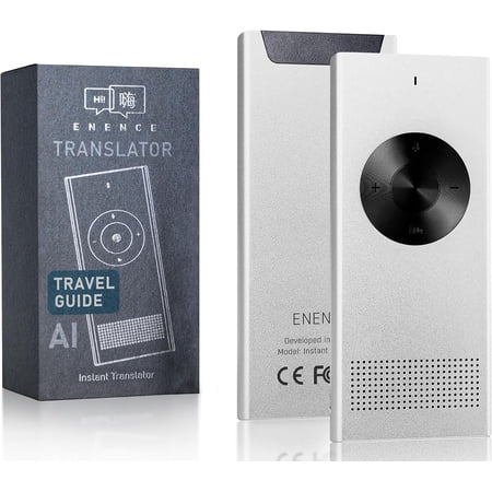 PRO Language Translator Device, Real-Time Voice Translation, Instant Pocket AI Translator Device, Support 60+ Languages. Traductor for Business, Study Travel traductor de Ingles español