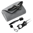 thumbnail image 1 of Kit de cepillo de limpieza para toallas y palos, herramienta de reparación de Divot con marcador de bola, accesorios, 3 uds., 1 of 10