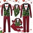 thumbnail image 2 of Pijamas de Navidad a juego para la familia, camisas y pantalones de 2 piezas, talla grande, hombres y mujeres, 2 of 4