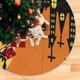 thumbnail image 5 of FMSHPON Halloween Xmas Christmas Tree Skirt Stand Mat for Holiday Party Decoration Indoor Outdoor 36 inches, 5 of 6