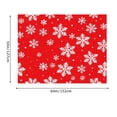 thumbnail image 4 of PRATYUS Snowflake Print Tapestry Home Decor Wall Hanging 60x50 60*50in, 4 of 5