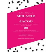 Dots and Stripes Standard Wedding Invitation