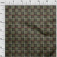 thumbnail image 2 of oneOone Organic Cotton Voile Fabric Tartan Check Printed Fabric 1 Yard 42 Inch Wide, 2 of 4
