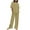 Beige-women's linen outfit sets, variant on Dazajoo Two Piece Linen Sets for Women Summer Crewneck Short Sleeve Tops and High Waist Wide Leg Pants with Pockets Solid Color Loungewear Suits,Beige,M