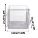 thumbnail image 4 of Bolsa de almacenamiento extra grande de PVC con cremallera - organizador de juguetes y mantas de 35x35 pulgadas, plegable para ahorrar espacio, 4 of 7