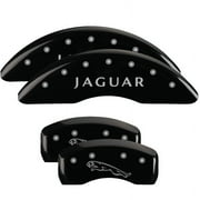 MGP 4 Caliper Covers Engraved Front & Rear Acura Black finish silver ch Fits select: 1999-2004 ACURA 3.5RL