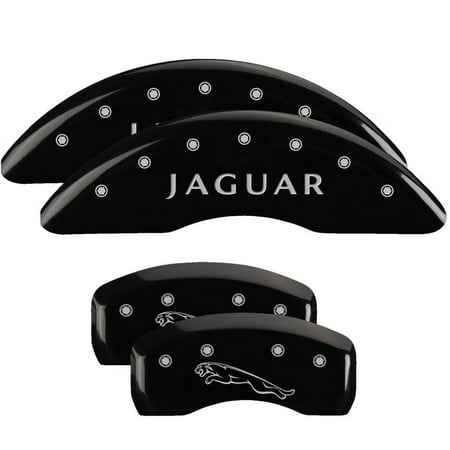 MGP 4 Caliper Covers Engraved Front & Rear Acura Black finish silver ch Fits select: 1999-2004 ACURA 3.5RL