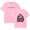 pink, variant on Hulvey You Are So Beautiful T-Shirts Merch Women Clothes Trend Casual Short Sleeve Top