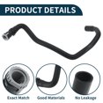 thumbnail image 4 of Manguera del radiador Unique Bargains, manguera de calefacción del radiador, manguera de salida del radiador No. 8V6118C553ADF para Ford Focus 2012, tubo de entrada de aire caliente de goma negro 1 Pc, 4 of 6