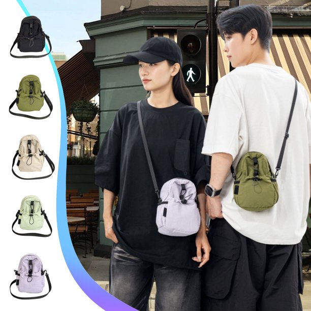 Bolso de hombro impermeable de gran capacidad para bandolera | Bolso multifuncional ligero para desplazamientos | Cremallera resistente, múltiples bolsillos, organizador de viaje y trabajo