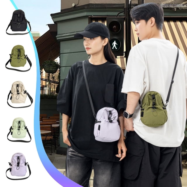 Bolso de Hombro para Desplazamientos de Ocio, Bolso Cruzado de Gran Capacidad, Multifuncional, Resistente, Práctico, Impermeable.