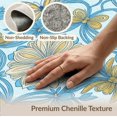 thumbnail image 6 of ODIKA 8'x10' Washable Area Rug Whimsical Butterfly Vine Border Scattered Delicate Boho Motif Refined Structured for King Size Bedroom Under Bed, Master Suite, Non-Shedding, Easy Care, 6 of 7