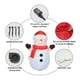 thumbnail image 5 of Hogar y cocina, Decoración del hogar, Inflables navideños Muñeco de nieve Luces LED Decoración inflable navideña Decoración de patio inflable para exteriores Muñeco de nieve para fiesta navideña Notic, 5 of 7