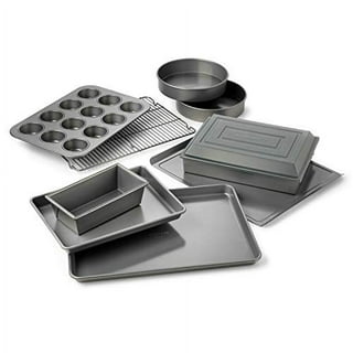BergHOFF Perfect Slice 3-piece 13x9 Covered Cake Pan with Tool, Grey