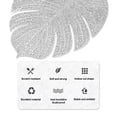 thumbnail image 3 of Juego de 4 manteles individuales para mesa de comedor con forma de hoja, 3 of 6
