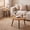 Natural, variant on Wisykoke Round Nesting Coffee Table Set of 2, Wood & Metal Accent Table for Living Room, Small Space