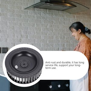 BESTYASH Simple Installation Hotte à vent roue moteur Accessoire noir pour la cuisine