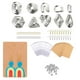 thumbnail image 4 of 24 Piezas Molde Corte para Aretes con Cortadores de Arcilla para Manualidades Herramientas de Diseño Ganchos Tarjetas Accesorios de Acero Inoxidable Adecuado para Joyería Artesanal y Regalo, 4 of 9