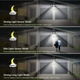thumbnail image 2 of Solar Lights Outdoor - 210 LED 2500LM Waterproof Motion Sensor Security Lights with Wireless Remote Flood Lights for Patio Garage Yard Entryways, 4 Packs, 2 of 9