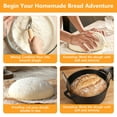 thumbnail image 4 of Sourdough Starter Kit, Sourdough Bread Baking Supplies with Round & Oval Bread Proofing Baskets, Thoughtful Gift for Beginners & Home Bakers, 4 of 7