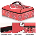 thumbnail image 2 of Iauyy Casserole Carrier for Hot Food Insulated Casserole Travel Carry Bag with Lid Food Warmer Bag for Party/Picnic,A-red, 2 of 7