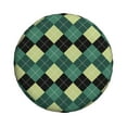 thumbnail image 2 of Junzan Green Squares Tire Cover Wheel Protector For Truck Suv Trailer Camping Rv Tire Covers-16 Inch, 2 of 9