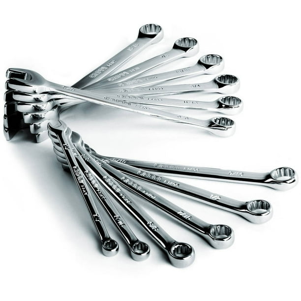 Capri Tools Combination Wrench Set, 12Piece, SAE 1/4 to 15/16", Heavy