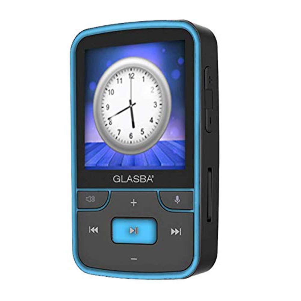 Samvix Glasba4 MP3 Player Blue MP3 Player with Voice Recording 4GB