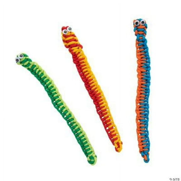 Paracord Snake Craft Kit - Makes 12, Birthday, Craft Kits, 12 Pieces
