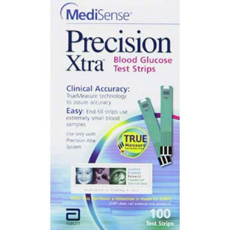 Abbott Precision Xtra Blood Glucose Test Strips, 100 count — Mountainside  Medical Equipment