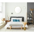 thumbnail image 5 of 26" x 26" Simply Daisy Leaf Study Polyester Accent Pillow, Unreal Teal Qty 1, 5 of 6