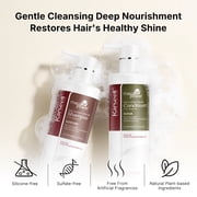 Karseell Sulfate Free Shampoo and Conditioner Set, Hydrating & Moisturizing Formula for Dry Damaged Hair, Shampoo for Women, All Hair Types, 16.9 fl oz each