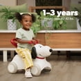 thumbnail image 3 of Radio Flyer Snoopy Push Walker And Ride-On With Woodstock Toy For Ages 1 To 3, 3 of 7