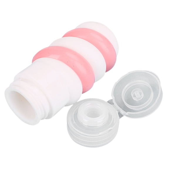 WASHWEPE Refillable Travel Toiletries Bottles 1Pack Small Lightweight Lotion Containers For Family Camping Trips