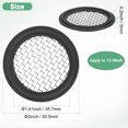 thumbnail image 3 of Uxcell 1-Pack 10 Mesh Junta Sanitaria FKM de 1.5 Pulgadas con Pantalla de Acero Inoxidable Junta Tri-clover Negra, 3 of 6