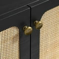 thumbnail image 5 of Console Entry Table Sideboard Cabinet, Black, Wood, Living Kitchen Cafe Bistro Hospitality Restaurant, Modern Contemporary HB34517, 5 of 9