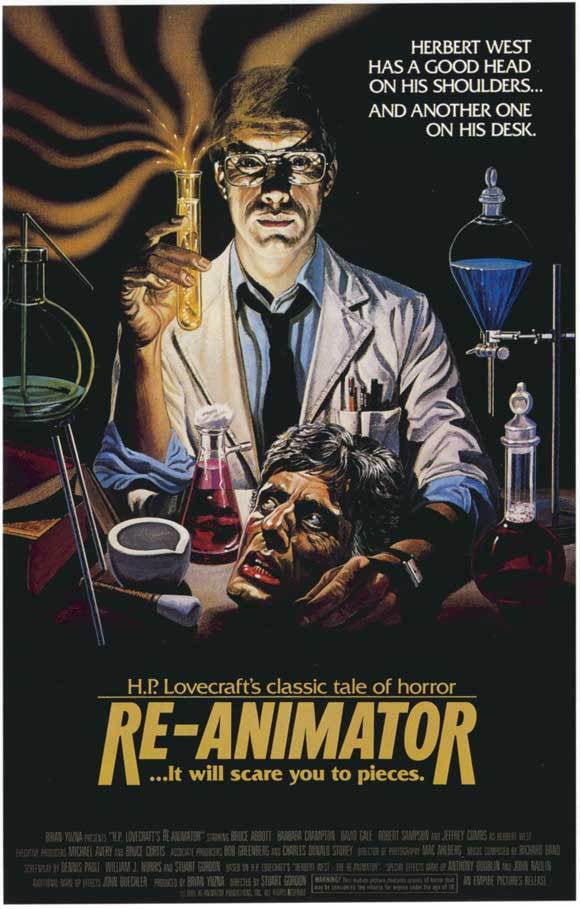 Re-Animator 11X17 Original Movie Poster Jeffrey Combs