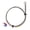 1 meter, variant on 4mm Hole K Type Thermocouple Temperature Sensors 1/2/3/4/5M Metal Wire 0 to 600°C Sensors Probe