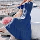 thumbnail image 5 of Vestido Camisero Vaquero Fridja Manga Larga Botones Cuello Solapa Verano Mujer, 5 of 9