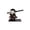 A002- Black (B), variant on Halloween Paper Towel Holder 8 Inch Wooden Paper Towel Holder Countertop Cute Halloween Decor Spooky Halloween Decorations for Home Kitchen Countertop Decor Halloween Party Decor,