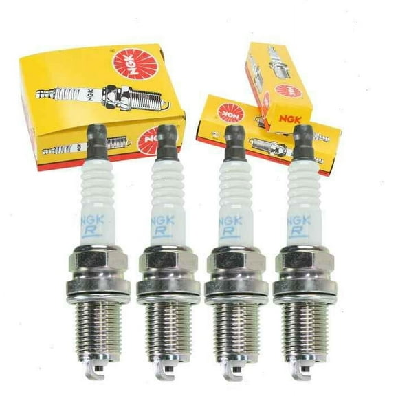 4 pc NGK Standard Spark Plugs compatible with Toyota RAV4 2.0L 2.4L L4 1996-2008