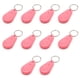 thumbnail image 2 of Jumpingount 10 Uds llavero Simple sólido en forma de gota llaves anillo colgante botón claro adorno navideño bolsas mujeres hombres Ropa, zapatos y accesorios Miscelánea Rojo, 2 of 6